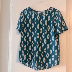 Equipment silk printed shirt